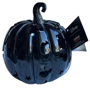 NEW 🎃 Mickey Pumpkin Decor with Color Changing LED Lights Black